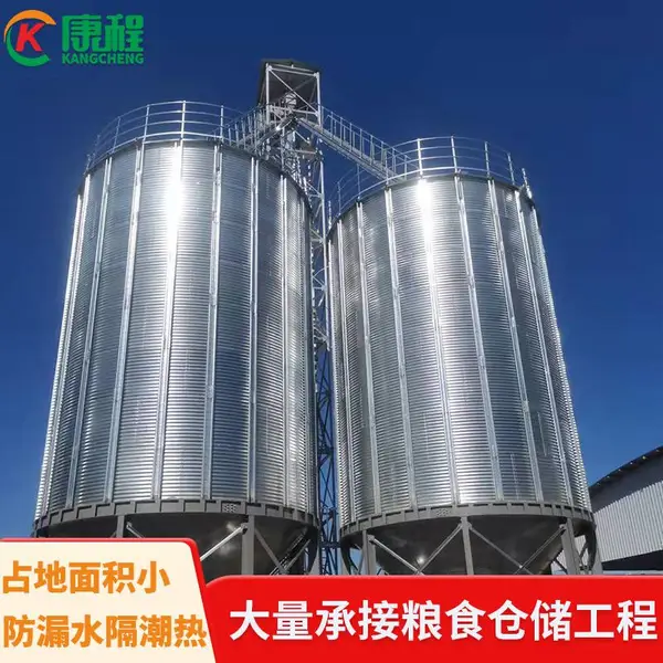 装配式粮食钢板仓 1000吨立筒粮仓 农业合作社用散装粮食储存仓