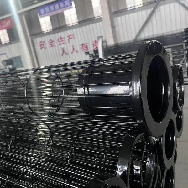 【鑫泉环保材料】盐城冶金行业有机硅袋笼 除尘骨架 工厂直供