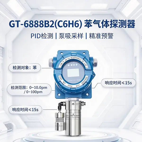 GT-6888B2 (C6H6) 苯气体探测器 PID 泵吸式苯浓度检测报警器