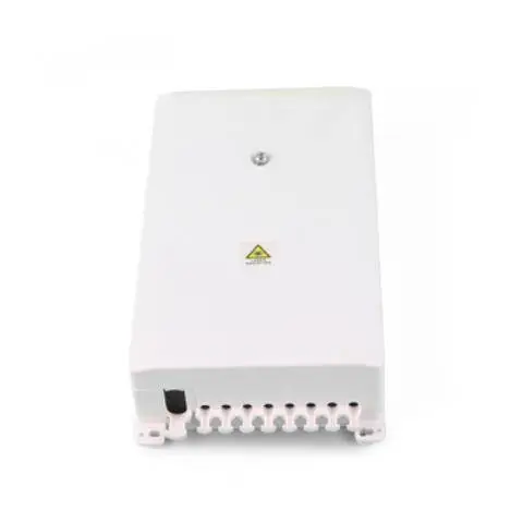 8芯光纤分纤箱 PC+ABS楼道壁挂式FTTH分光箱 室内光纤配线盒