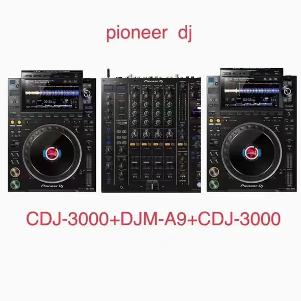 Pioneer DJ先锋DJM-A9混音台CDJ-3000套装 音乐俱乐部 酒吧碟机套装 先锋DJMA9混音台1台+CDJ-3000套装