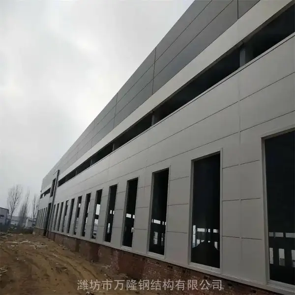三层钢结构办公楼 大型钢结构厂房设计施工找潍坊万隆