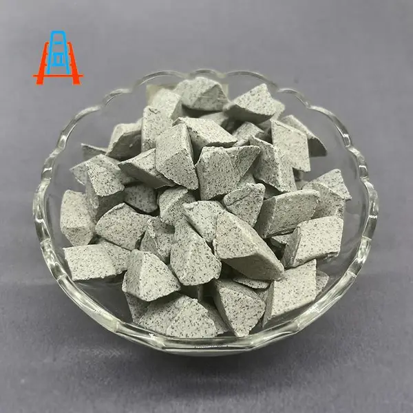 研磨石研磨块抛磨块抛磨石菱形石研磨材料斜三角棕刚玉磨