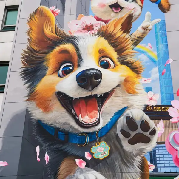 浮雕壁画 3D立体画 展厅壁画 校园彩绘 设计制作