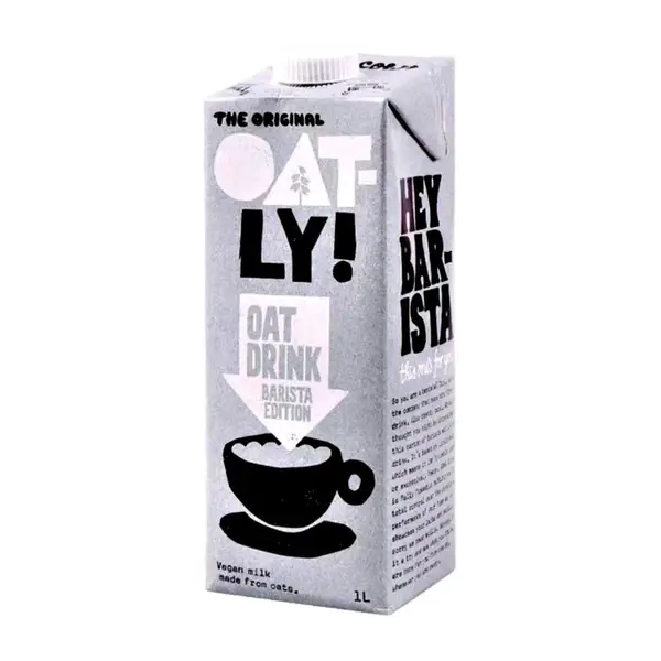 添品网浙江杭州 OATLY 噢麦力咖啡大师燕麦奶 1L*6 盒 咖啡店燕麦拿铁商用植物奶原料现货批发