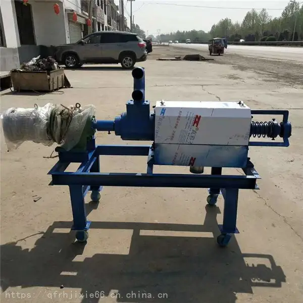 牛羊粪便筛网脱水机分离机 大型养殖场干湿脱水机