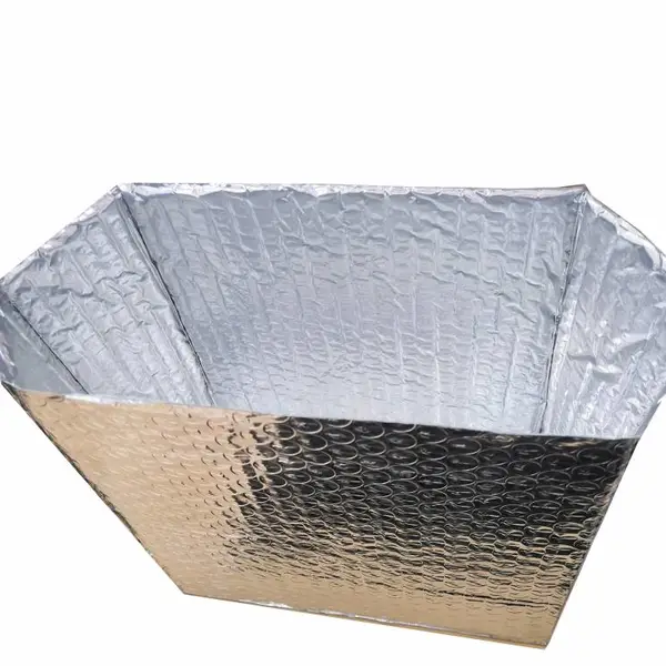 镀铝膜气泡立体保温袋 食品保温保鲜 冰袋铝箔立体保温袋定制