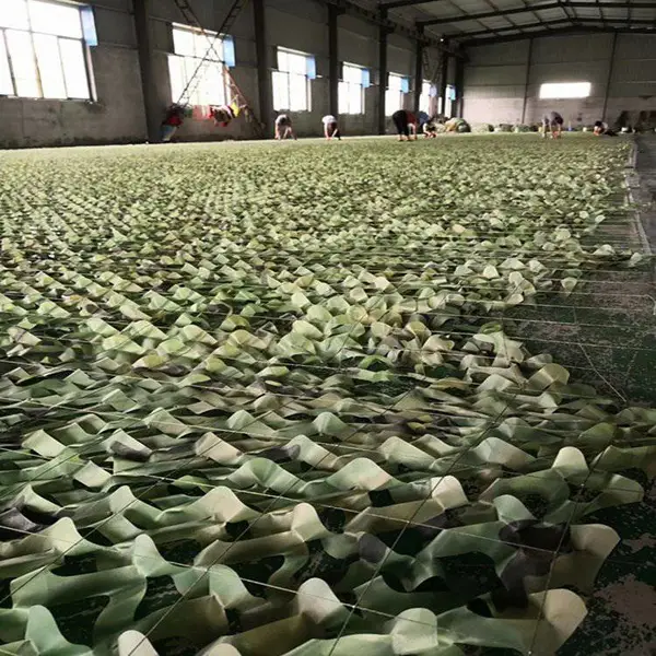 牛津布包边伪装网 防航拍迷彩遮阳网 防卫星装饰网