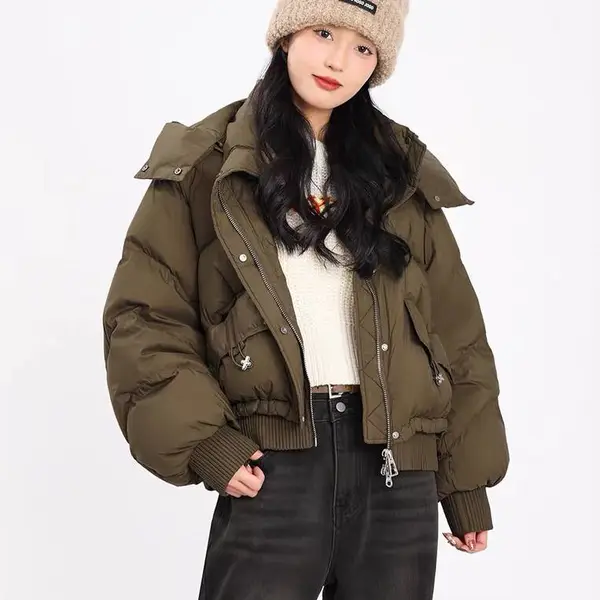 深圳Masilier精品鹅绒服 休闲时尚加厚保暖冬装 品牌撤柜女装尾货