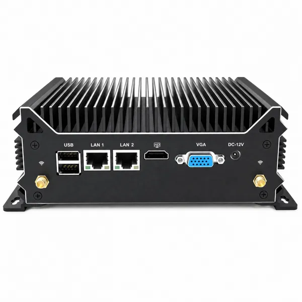 4串2网工控机n5095微型电脑工业pc直流Intel网卡6usb