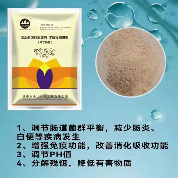 济宁金山生物供应水产畜牧养殖丁酸梭菌