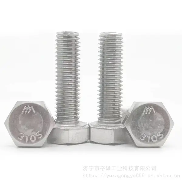 310s耐高温螺栓不锈钢外六角螺丝螺栓M6M8M10M14M16M18可定做