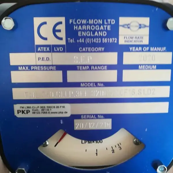 ��Ӧ FLOW-MON �������� FM.L350.CI.LP.3EE