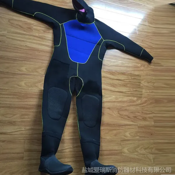 消防救生潜水服6mm抗洪抢险救援干式潜水服 防水防寒救援服