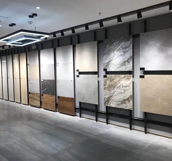 冲孔展示架样品 立式瓷砖展示架 瓷砖展示架