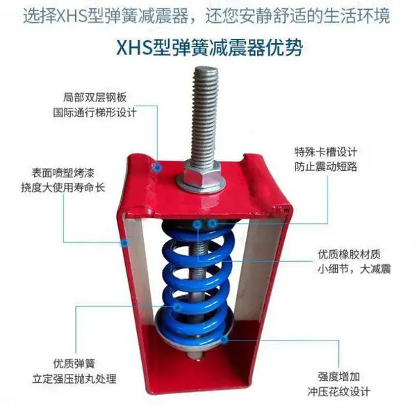四川自贡市吊装减震器阻尼弹簧减震器吊装吊式