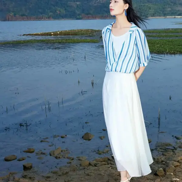 杭派少淑折扣品牌 迪笛欧夏 直播实体进货渠道 系列货多种款式批发
