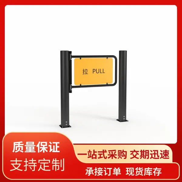 锦辰护栏配套安全门 开合顺畅 仓库设备围挡隔离门