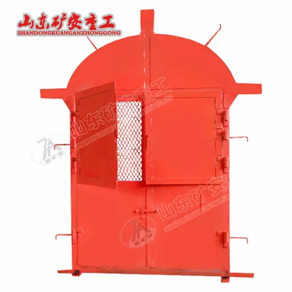 煤矿用防火及栅栏两用门MFHSL2.0*2.4 防火通风新型矿用门