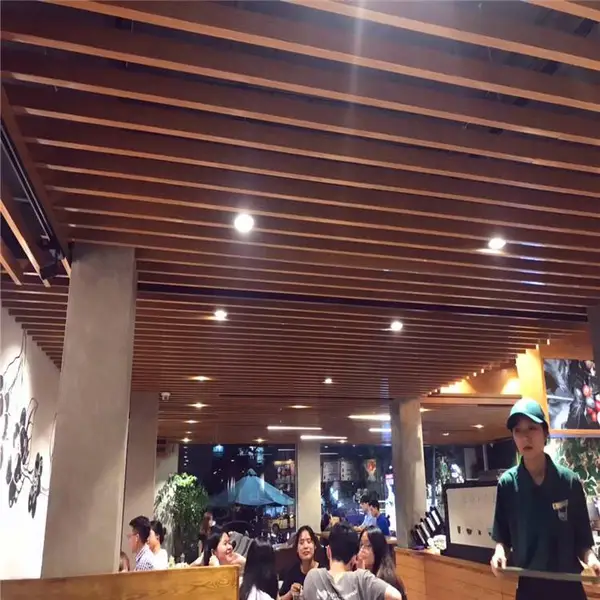 山东奥德赛厂家直销木纹转印铝方管木纹转印铝方通铝型材铝方管U型铝方通