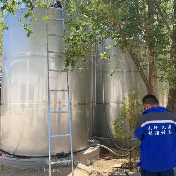 米酒黄酒不锈钢储存罐定做果酒发酵罐液体加热搅拌罐