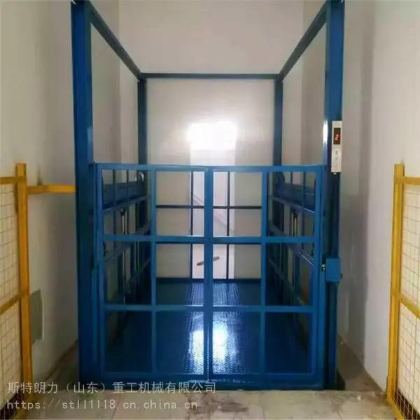 导轨式升降平台 液压升降货梯 上下楼层间装卸货升降平台