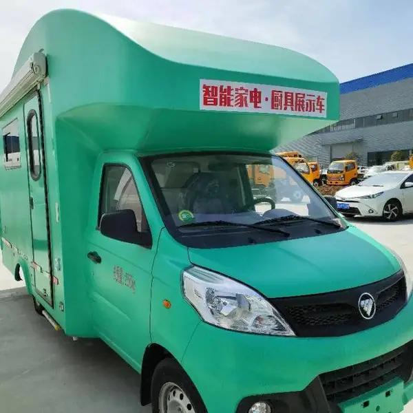 品牌厨卫展示车 产品展销推广服务车 多功能售货车