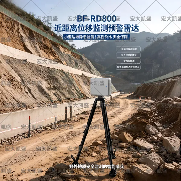 地表形变监测仪5公里远距离24小时连续高精度位移监测BF-RD800
