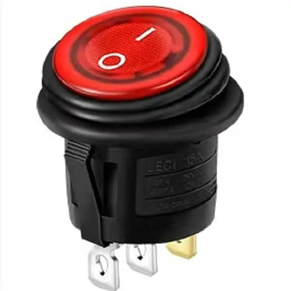 RS601C系列 圆形防水翘板 船型开关 带UL VDE CQC KC认证