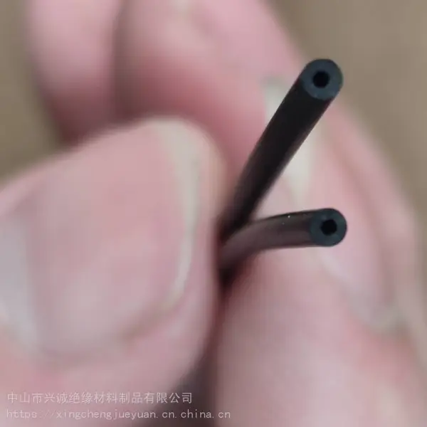 黑色小规格Φ0.8mm加厚耐温200度柔软耐磨高绝缘硅胶热缩套管