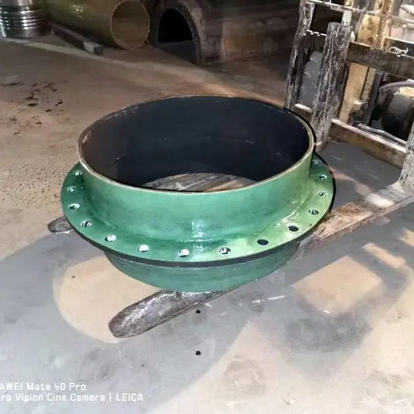 盛宝 玻璃钢管件法兰盘通风管道连接配件弯头三通四通变径可定制