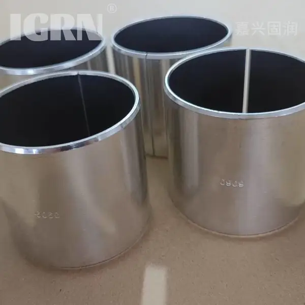 三层复合自润滑耐磨可定制聚四氟乙烯钢背衬套