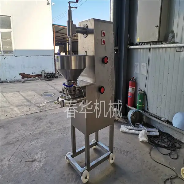 诸城春华定制墨鱼丸成型机 多功能火锅丸子机 变频挖刀式肉丸机