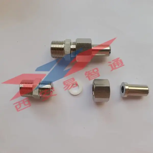 316L现货接头 压力表活动转接头 1/2NPT焊接头14管