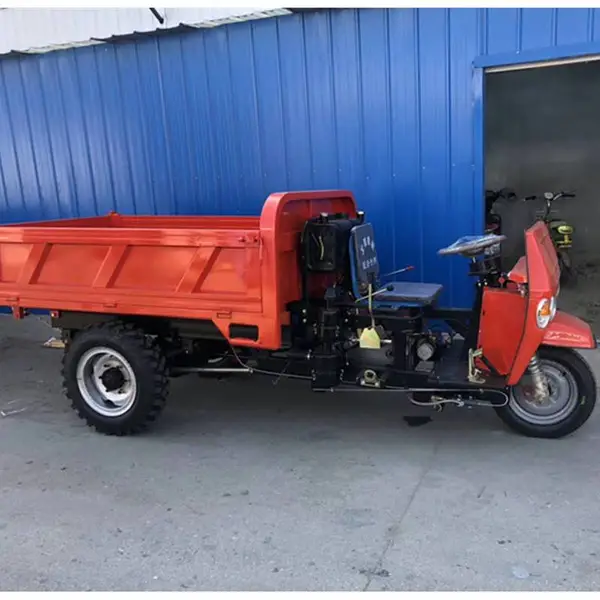 工程柴油三轮车 小型农用三轮翻斗车 混凝土三轮运输车