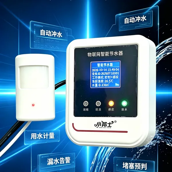 联网型沟槽式公厕红外感应节水器 学校工厂公共卫生间智能冲水设备
