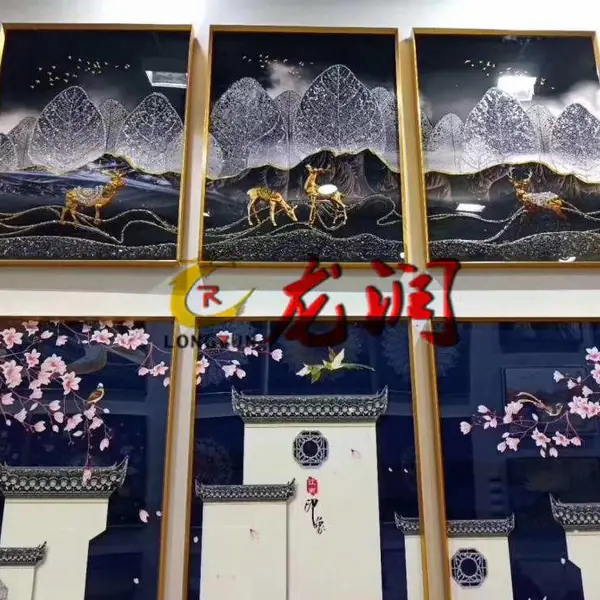 高端装饰画打印机 晶瓷装饰画印刷设备 工艺品装饰画uv平板打印机