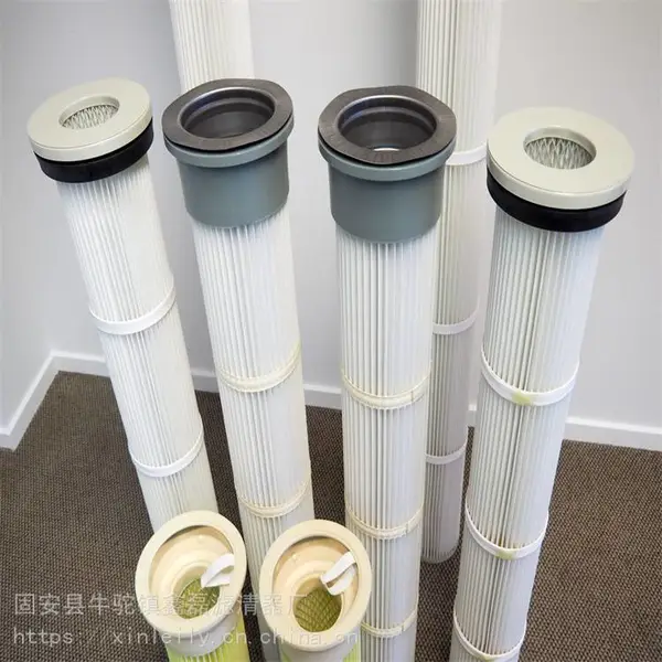 制药厂真空上料机除尘器滤芯 不锈钢粉尘过滤器160*500mm