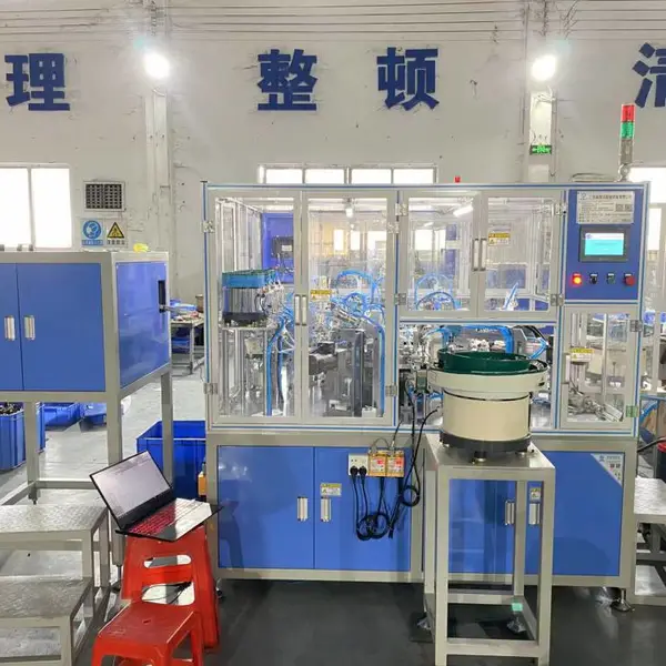 骏晟达非标自动化家居五金K4P液压铰链全自动组装线