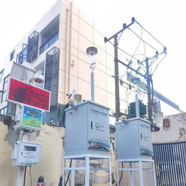 建筑工地贝塔射线扬尘在线监测系统 噪音、pm2.5、pm10环境检测仪器