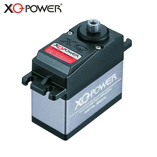 XQ-POWER塑料舵机 15KG扭力 钛齿轮 半铝外壳 RC遥控车 遥控船金属舵机