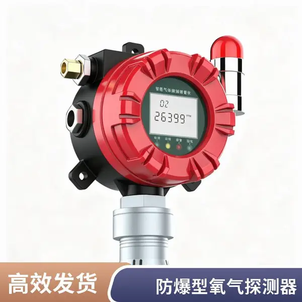 在线固定式氧气检测仪 防爆隔爆型 带显示大屏 石油平台氧含量监测