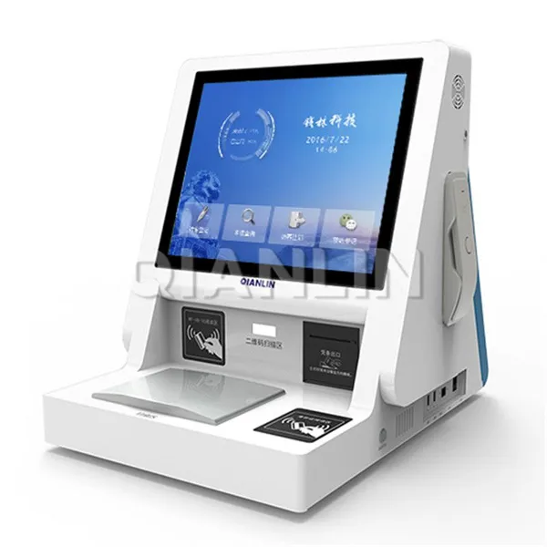 钱林台式双屏访客机QL-FK T17SP2K访客一体机