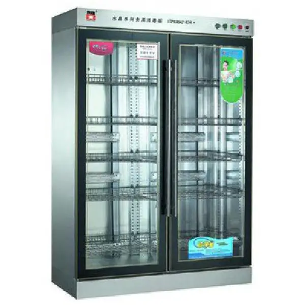 康庭水晶消毒柜 康庭YTP638A2-KT12 商用双门餐具消毒柜 紫外线臭氧杀菌