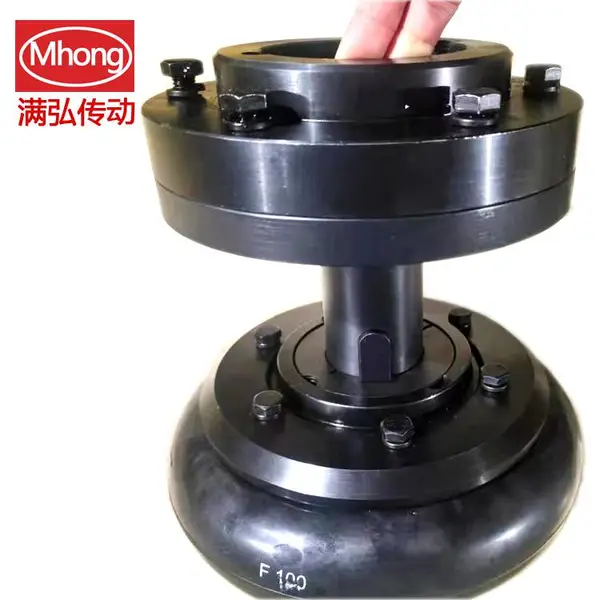 满弘 F型轮胎联轴器 弹性橡胶联轴节 冶金设备用 补偿型