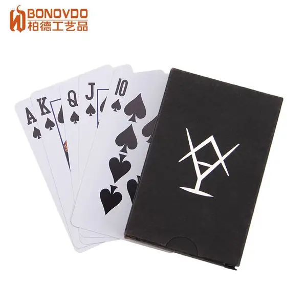 双面彩印PVC扑克牌定制金箔卡牌one牌创意游戏卡牌PET扑克