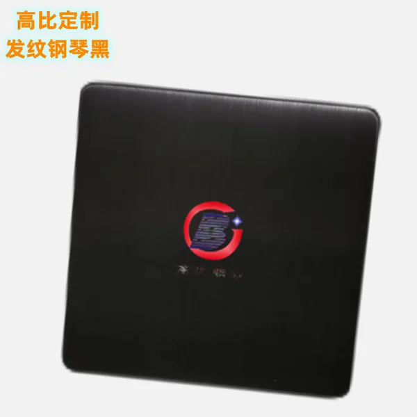 发纹钢琴黑不锈钢制品定制 高比304钢琴黑不锈钢板