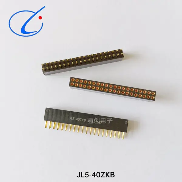 插座 JL5-40ZKB-2 镀金接插件 印制板矩形连接器 骊创