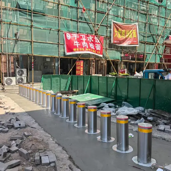 海康大华立方百胜全自动液压一体升降柱全自动防撞柱拦车手机控制小区出入门口控制车辆升降柱