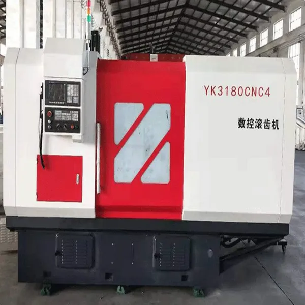 全自动卧式大型数控滚齿滚牙机YK3180 广速机床